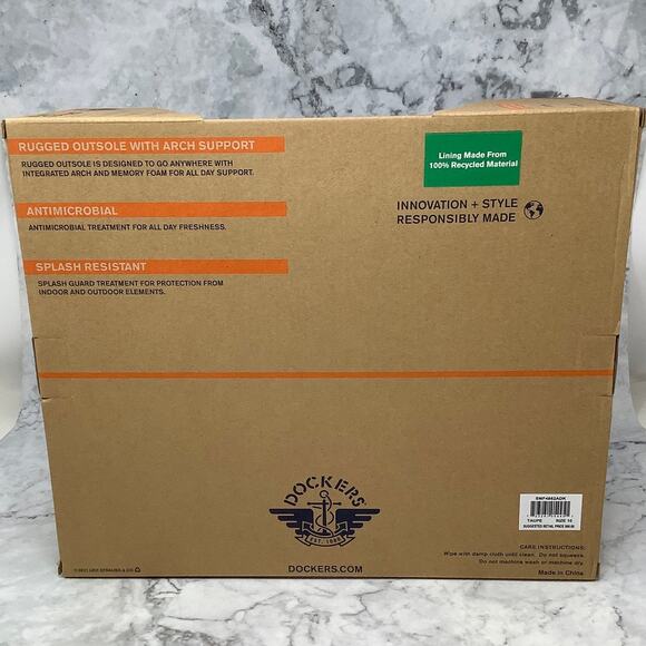 Dockers Men 10 Taupe Rugged Wool Boot Slip-On Slippers Comfort Classy PALLET3-5 - Picture 2 of 8